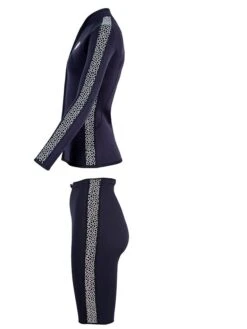 Two Bare Feet Womens Silicone Print Series 2.5mm Wetsuit Jacket & Shorts Set (Black/White) 11 Two Bare Feet Womens Silicone Print Series 2.5mm Wetsuit Jacket & Shorts Set (Black/White) -Diving Adventure 4 33