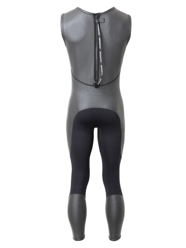 Two Bare Feet Enduro Sleeveless 2.5mm Mens Mesh Surf Suit (Black) 5 Two Bare Feet Enduro Sleeveless 2.5mm Mens Mesh Surf Suit (Black) - Image 5