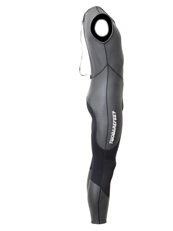 Two Bare Feet Enduro Sleeveless 2.5mm Mens Mesh Surf Suit (Black) 7 Two Bare Feet Enduro Sleeveless 2.5mm Mens Mesh Surf Suit (Black) - Image 7