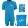 Essentials Baby Swim Kit - Aquatica Wetsuit + Towel + Bag (Aqua)