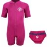 Essentials Baby Swim Kit - Aquatica Wetsuit + Swim Nappy (Raspberry)