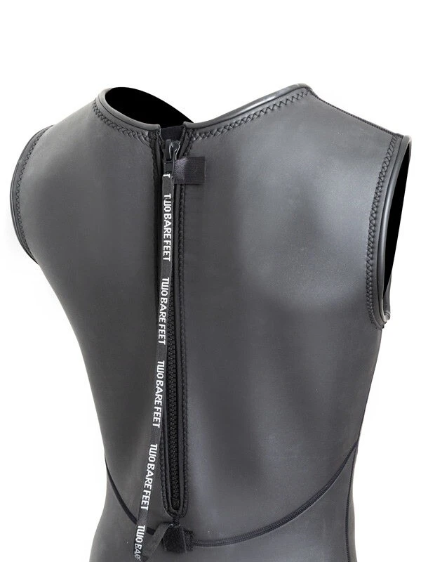 Two Bare Feet Enduro Sleeveless 2.5mm Mens Mesh Surf Suit (Black) 9 Two Bare Feet Enduro Sleeveless 2.5mm Mens Mesh Surf Suit (Black) - Image 9