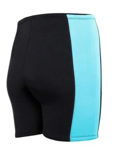 Two Bare Feet Womens Harmony 3mm Wetsuit Shorts (Black/Mint) -Diving Adventure harmony shorts black mint 6