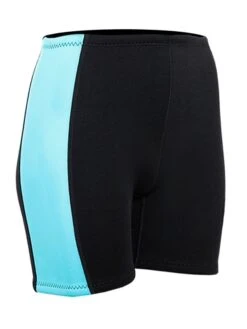 Two Bare Feet Womens Harmony 3mm Wetsuit Shorts (Black/Mint) -Diving Adventure harmony shorts black mint 8