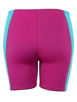 Two Bare Feet Womens Harmony 3mm Wetsuit Shorts (Raspberry / Aqua) -Diving Adventure harmony shorts raspberry mint 5