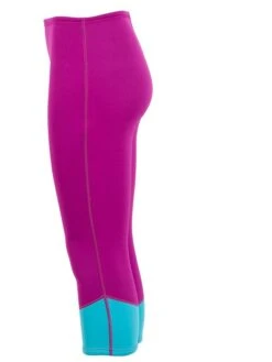 Two Bare Feet Womens Harmony 3mm Capri Wetsuit Pants (Raspberry / Aqua) -Diving Adventure harmony capri pants mint raspberry 3