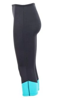 Two Bare Feet Womens Harmony 3mm Capri Wetsuit Pants (Black / Mint) -Diving Adventure harmony pants black aqua 3