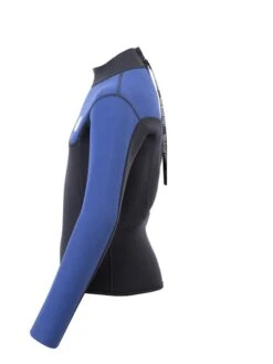 Two Bare Feet Junior Aspect 2.5mm Back Zip Jacket (Black/Blue) 10 Two Bare Feet Junior Aspect 2.5mm Back Zip Jacket (Black/Blue) -Diving Adventure kids aspect back zip jacket black blue denim 3