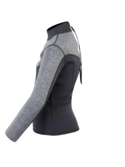 Two Bare Feet Junior Aspect 2.5mm Back Zip Jacket (Black/Grey) -Diving Adventure kids aspect back zip jacket black delta 3