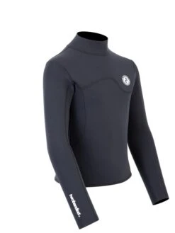 Two Bare Feet Junior Aspect Fleece Lined Zipless Thermal 2.5mm Superstretch Wetsuit Top (Black) -Diving Adventure kids aspect fleece lined thermal top black 8