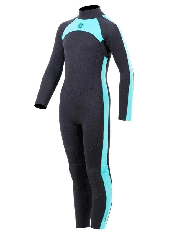 Two Bare Feet Flare 2.5mm Junior Superstretch Wetsuit (Mint) 2 Two Bare Feet Flare 2.5mm Junior Superstretch Wetsuit (Mint) - Image 2