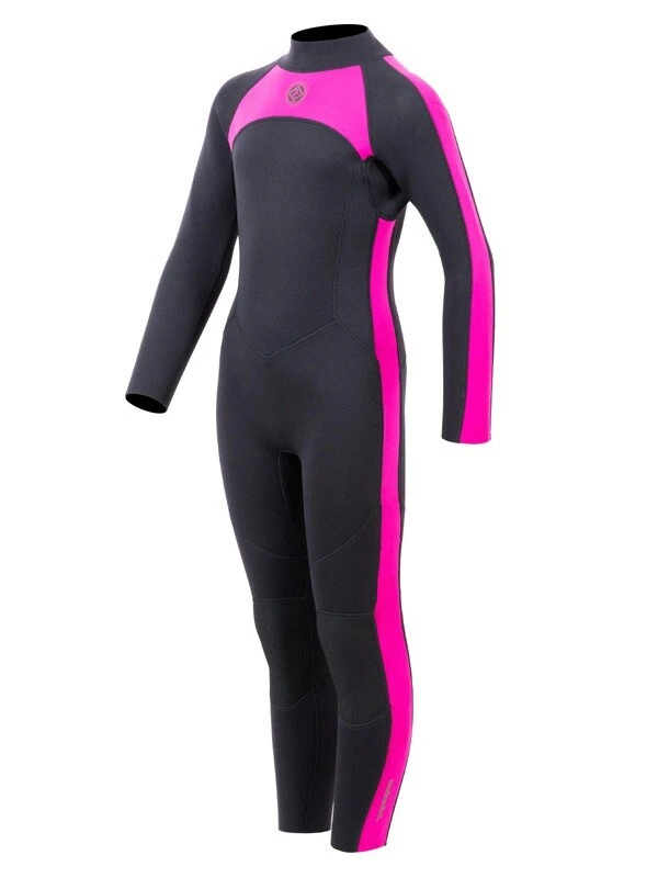 Two Bare Feet Flare 2.5mm Junior Superstretch Wetsuit (Raspberry) 2 Two Bare Feet Flare 2.5mm Junior Superstretch Wetsuit (Raspberry) - Image 2