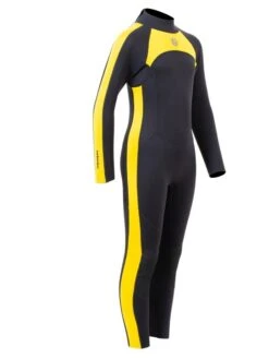 Two Bare Feet Flare 2.5mm Junior Superstretch Wetsuit (Yellow) 16 Two Bare Feet Flare 2.5mm Junior Superstretch Wetsuit (Yellow) -Diving Adventure kids flare full yellow 8