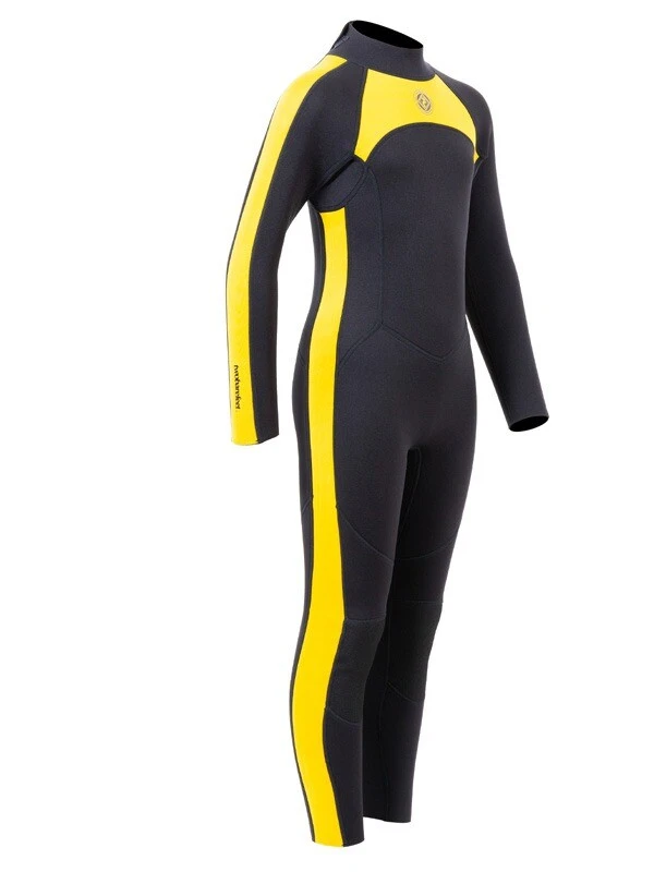 Two Bare Feet Flare 2.5mm Junior Superstretch Wetsuit (Yellow) 8 Two Bare Feet Flare 2.5mm Junior Superstretch Wetsuit (Yellow) - Image 8