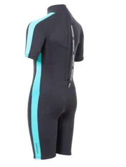 Two Bare Feet Flare 2.5mm Junior Shorty Superstretch Wetsuit (Mint) 12 Two Bare Feet Flare 2.5mm Junior Shorty Superstretch Wetsuit (Mint) -Diving Adventure kids flare shorty mint 4