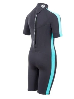 Two Bare Feet Flare 2.5mm Junior Shorty Superstretch Wetsuit (Mint) 14 Two Bare Feet Flare 2.5mm Junior Shorty Superstretch Wetsuit (Mint) -Diving Adventure kids flare shorty mint 6