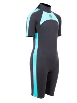 Two Bare Feet Flare 2.5mm Junior Shorty Superstretch Wetsuit (Mint) 16 Two Bare Feet Flare 2.5mm Junior Shorty Superstretch Wetsuit (Mint) -Diving Adventure kids flare shorty mint 8