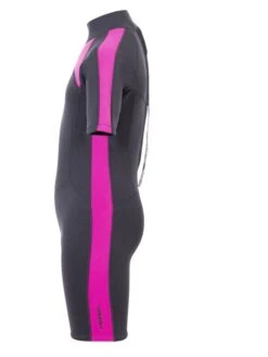 Two Bare Feet Flare 2.5mm Junior Shorty Superstretch Wetsuit (Raspberry) -Diving Adventure kids flare shorty rasberry 3