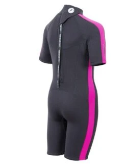 Two Bare Feet Flare 2.5mm Junior Shorty Superstretch Wetsuit (Raspberry) -Diving Adventure kids flare shorty rasberry 6