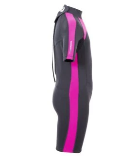 Two Bare Feet Flare 2.5mm Junior Shorty Superstretch Wetsuit (Raspberry) -Diving Adventure kids flare shorty rasberry 7
