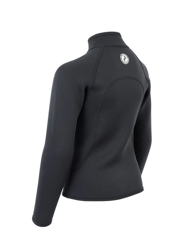 Two Bare Feet Junior Heritage Full Zip 3mm Wetsuit Jacket (Black) - Image 4