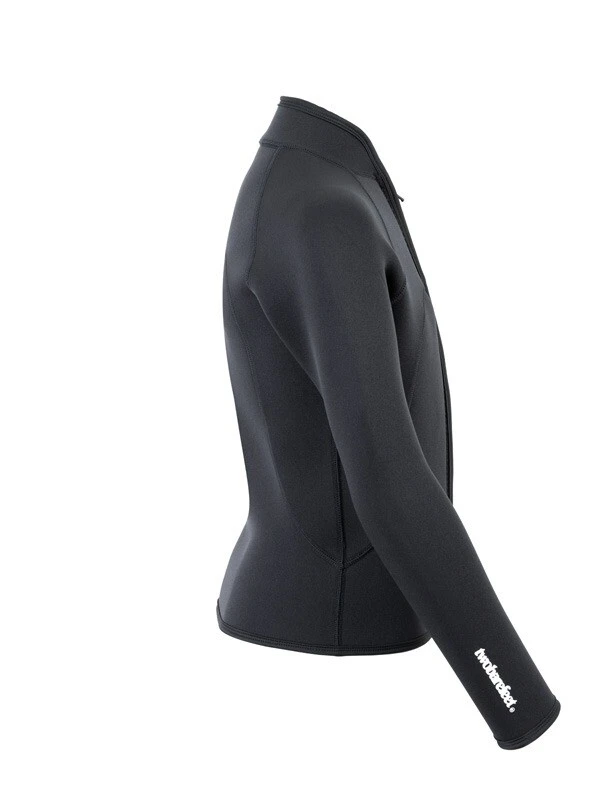 Two Bare Feet Junior Heritage Full Zip 3mm Wetsuit Jacket (Black) - Image 7