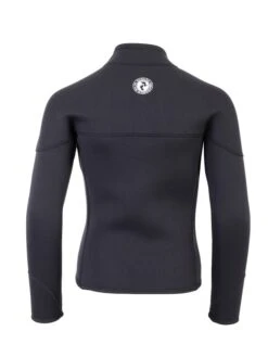 Two Bare Feet Junior Heritage Half Zip 3mm Wetsuit Jacket (Black) -Diving Adventure kids heritage hlaf zip jacket black 5