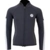 Two Bare Feet Junior Perspective Full Zip 2.5mm Wetsuit Jacket (Black/Grey/Grey)