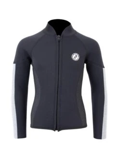 Two Bare Feet Junior Perspective Full Zip 2.5mm Wetsuit Jacket And Pants Set (Black/Grey/Grey) -Diving Adventure kids perspective full zip jacket black grey grey vista pants 5