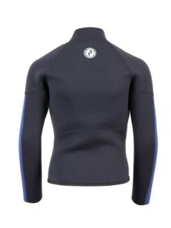 Two Bare Feet Junior Perspective Half Zip 2.5mm Wetsuit Jacket (Black/Blue) -Diving Adventure kids perspective half zip jacket black blue denim 5