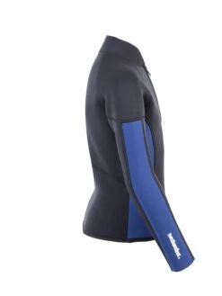 Two Bare Feet Junior Perspective Half Zip 2.5mm Wetsuit Jacket (Black/Blue) -Diving Adventure kids perspective half zip jacket black blue denim 7