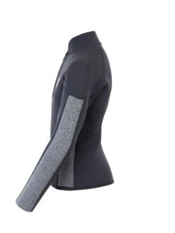 Two Bare Feet Junior Perspective Half Zip 2.5mm Wetsuit Jacket (Black/Grey) 10 Two Bare Feet Junior Perspective Half Zip 2.5mm Wetsuit Jacket (Black/Grey) -Diving Adventure kids perspective half zip jacket black delta 3