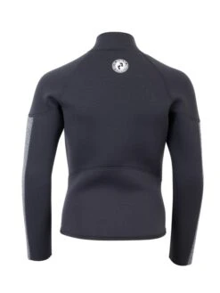 Two Bare Feet Junior Perspective Half Zip 2.5mm Wetsuit Jacket (Black/Grey) 12 Two Bare Feet Junior Perspective Half Zip 2.5mm Wetsuit Jacket (Black/Grey) -Diving Adventure kids perspective half zip jacket black delta 5