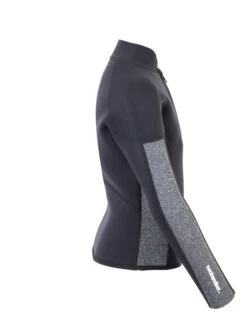 Two Bare Feet Junior Perspective Half Zip 2.5mm Wetsuit Jacket (Black/Grey) 14 Two Bare Feet Junior Perspective Half Zip 2.5mm Wetsuit Jacket (Black/Grey) -Diving Adventure kids perspective half zip jacket black delta 7