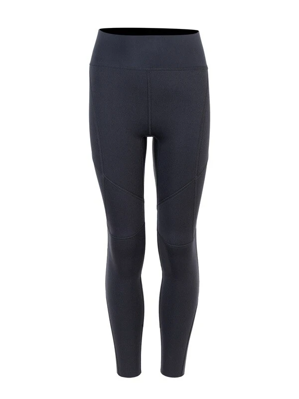 Two Bare Feet Junior Perspective Half Zip 2.5mm Wetsuit Jacket And Pants Set (Black/Grey) - Image 8