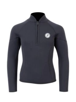 Two Bare Feet Junior Perspective Half Zip 2.5mm Wetsuit Jacket (Black)
