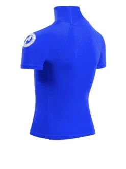 Two Bare Feet Junior "Logo" Short Sleeve Rash Vest (Blue) 11 Two Bare Feet Junior "Logo" Short Sleeve Rash Vest (Blue) -Diving Adventure kids short sleeve blue 4