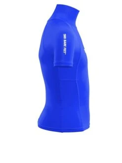 Two Bare Feet Junior "Logo" Short Sleeve Rash Vest (Blue) 14 Two Bare Feet Junior "Logo" Short Sleeve Rash Vest (Blue) -Diving Adventure kids short sleeve blue 7