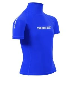 Two Bare Feet Junior "Logo" Short Sleeve Rash Vest (Blue) 15 Two Bare Feet Junior "Logo" Short Sleeve Rash Vest (Blue) -Diving Adventure kids short sleeve blue 8
