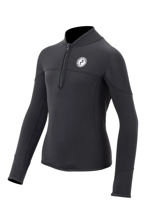 Two Bare Feet Junior Thermal Quarter Zip Watersports Fleece 2 Two Bare Feet Junior Thermal Quarter Zip Watersports Fleece - Image 2