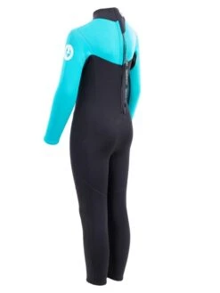 Two Bare Feet Thunderclap 2.5mm Junior Wetsuit (Aqua / Black) -Diving Adventure kids thunderclap full wetsuit aqua 4