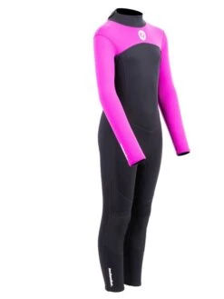 Two Bare Feet Thunderclap 2.5mm Junior Wetsuit (Pink / Black) -Diving Adventure kids thunderclap full wetsuit pink 8