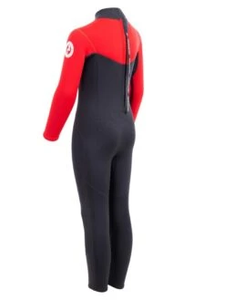 Two Bare Feet Thunderclap 2.5mm Junior Wetsuit (Red / Black) -Diving Adventure kids thunderclap full wetsuit red 4 1