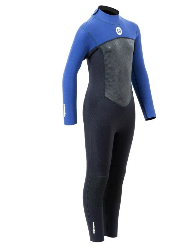 Two Bare Feet Thunderclap Pro 4/3mm Junior Winter Wetsuit (Black / Blue) 8 Two Bare Feet Thunderclap Pro 4/3mm Junior Winter Wetsuit (Black / Blue) - Image 8