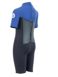 Two Bare Feet Thunderclap Pro 3/2mm Junior Shorty Wetsuit (Black/Blue) -Diving Adventure kids thunderclap pro shorty blue 4