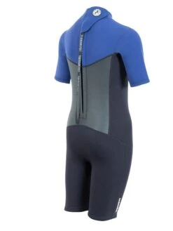 Two Bare Feet Thunderclap Pro 3/2mm Junior Shorty Wetsuit (Black/Blue) -Diving Adventure kids thunderclap pro shorty blue 6