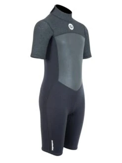 Two Bare Feet Thunderclap Pro 3/2mm Junior Shorty Wetsuit (Black/Dark Grey) -Diving Adventure kids thunderclap pro shorty dark grey 8