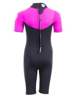 Two Bare Feet Thunderclap 2.5mm Junior Shorty Wetsuit (Pink / Black) 12 Two Bare Feet Thunderclap 2.5mm Junior Shorty Wetsuit (Pink / Black) -Diving Adventure kids thunderclap shorty wetsuit pink 5
