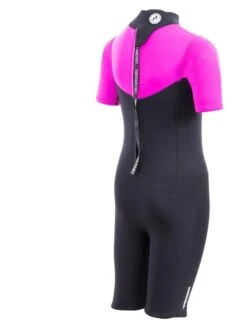 Two Bare Feet Thunderclap 2.5mm Junior Shorty Wetsuit (Pink / Black) 13 Two Bare Feet Thunderclap 2.5mm Junior Shorty Wetsuit (Pink / Black) -Diving Adventure kids thunderclap shorty wetsuit pink 6