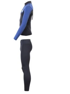 Two Bare Feet Mens Aspect Back Zip 2.5mm Wetsuit Jacket & Pants Set (Black/Blue) 11 Two Bare Feet Mens Aspect Back Zip 2.5mm Wetsuit Jacket & Pants Set (Black/Blue) -Diving Adventure mens aspect back zip jacket black blue denim vista pants 4 1 2